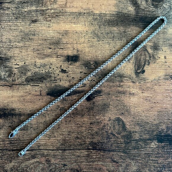 David Yurman Wheat Chain Necklace in Sterling Silver - 4mm - 24" - Picture 8 of 12